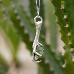 Beetle Claw Pendant Peridot