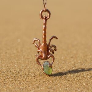 Scorpion Pendant Peridot